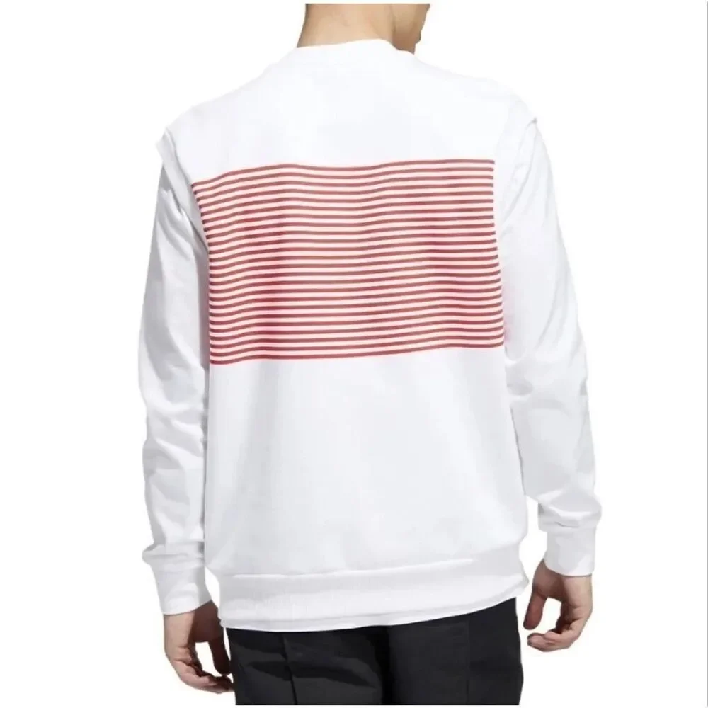 ADIDAS Shmoofoil Gummo Sweater Stripe Vest White / Red Small